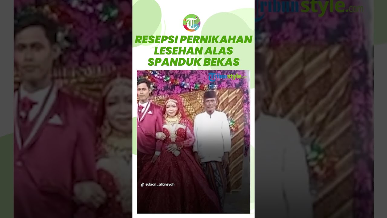 VIRAL Resepsi Pernikahan Sederhana, Pelaminan Di Teras Rumah Alasnya ...