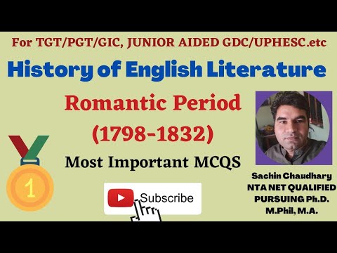 History Of English Literature MCQS ; Romantic Age With Explanation ...