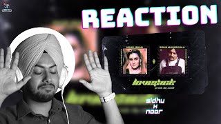 Reaction on Sidhu Moosewala x Noor Jehan - LoveSick (Prod. by SXCK)