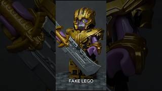 Original vs Fake Thanos Lego Marvel minifigure #lego #legoasmr #fakelego #legomarvel #marvel #fy