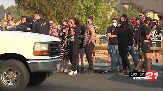 Violence breaks out during opposing Bend rallies