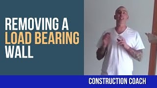 Removing a Load Bearing Wall - DIY