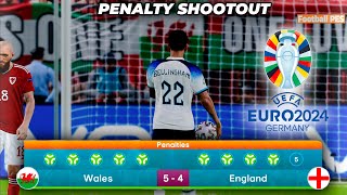 PES 21 - Wales vs England - Penalty Shootout 2024 - UEFA EURO 2024 - eFootball PES Gameplay