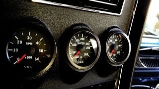 VDO Gauges & Custom Installation for 71-73 Mach1 Mustang Dash Panel