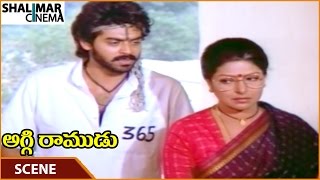Aggiramudu Movie || Venkatesh Released By Sharada In Jail || Venkatesh, Gouthami || Shalimarcinema