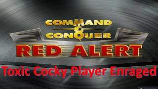 Command and Conquer Red Alert Remastered  FFA (Toxic / Cocky Player gets enraged by troll tactics)