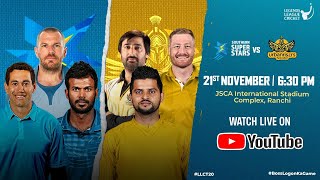 Live: Southern Super Stars VS Urbanrisers Hyderabad | Legends League Cricket 2023 | Match 3