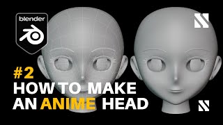 Part#2 | Anime Girl Head Modeling | Blender Tutorial