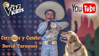 David Tarapues - Corriente y Canelo | La Voz Kids Colombia 2018