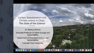 Conservation Conversations: Carbon Sequestration and Climate Justice in Cities