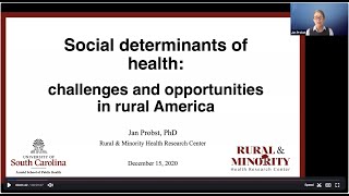 Social Determinants of Health: Challenges and Opportunities in Rural America