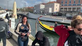 Aveiro is know as the Portuguese Venice.Boats  and canals in Portugal