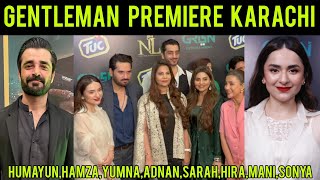 Gentleman Premiere - Humayun Saeed - Yumna Zaidi - Hamza Ali Abbasi - Adnan Siddiqui
