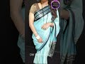 crossdressing wearing sister s sky blue border saree indian crossdresser