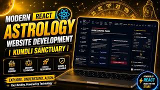 Modern React Astrology Website Development | Kundli Sanctuary