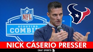 FINAL Nick Caserio Press Conference Before NFL Free Agency From The NFL Combine