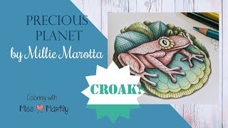 Coloring Tutorial ¦ Frog Part 1  Millie Marotta's PRECIOUS PLANET