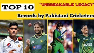 "Unbreakable Legacy: The Top 10 Records Set by Pakistani Cricket Icons of All Time" | World records