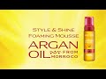 Argan Oil Style & Shine Foaming Mousse