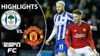 ✅ 4TH ROUND BOUND ✅ Wigan vs. Manchester United | FA Cup Highlights | ESPN FC