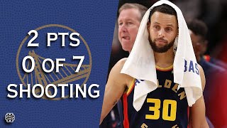 Stephen Curry 2 pts 0 of 7 shooting vs Grizzlies 2425 season