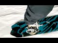 close up burton fish 3d snowboard burton x est bindings