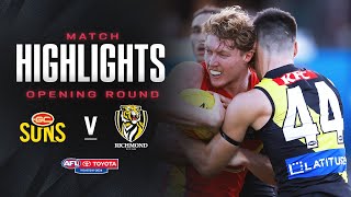 Gold Coast Suns v Richmond Highlights | Opening Round, 2024 | AFL