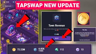 Tapswap New Update Tappy Town | The Swap Option Tapswap | Tappy Town And The Swap | Tapswap Update