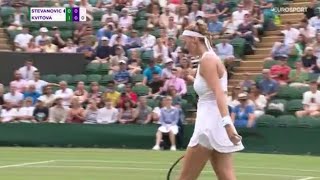 Petra Kvitova 🇨🇿 Vs Natalija Stevanovic 🇷🇸 Live Wimbledon Tennis Coverage