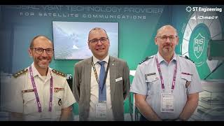 Eurosatory 2024 | ST Engineering iDirect