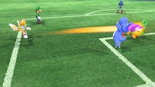 Football -Team Peach vs Team Metal Sonic(CPU) Mario and Sonic at The Rio 2016 Olympic Games