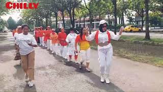 CHILLY LINE DANCE // Choreo Gary Lafferty ( UK) // Demo RAHAYU Dance // Jogja Expo Center 💃❤💃