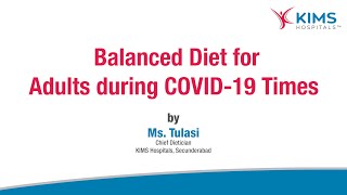 Balanced Diet for Adults during COVID-19 Times | KIMS Hospitals