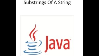 Find all substrings of a String in java
