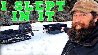 Why I Slept in My Tote Sled : Wilderness Native Brook Trout Fishing