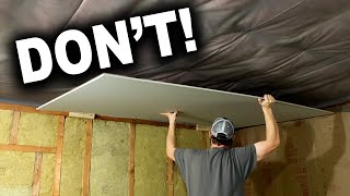 How to Hang Drywall By Yourself