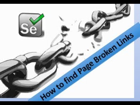 How to find broken links & Images using Selenium Webdriver How to find broken links & Images using Selenium Webdriver