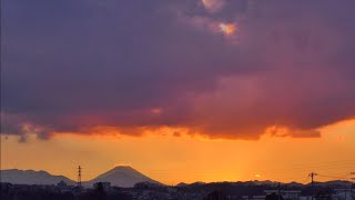 ㊗️2月23日夕焼け色変わるのが好きなのでつなげ。金星コラボ→ぐるり木星も入れたく縦。飛び物以外は8倍速とかにしてます。音楽尺It is also Mount Fuji Day in Japan✨️