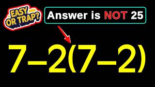 🎯 Can You OUTSMART This Math Trap?