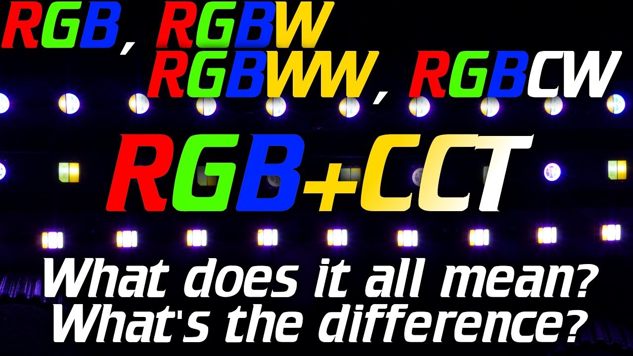 QuinLED: RGB, RGBW, RGBCW, RGBCCT LED Strip, What Does It All Mean ...