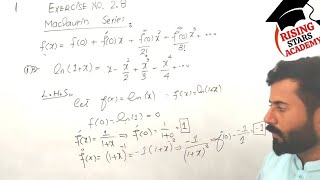 Mathematics 2nd year Exercise 2.8||Maclaurin series// Fsc mathematics chapter 02 derivative