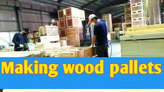 Making Wood Pallets In South Korea|| कोरियामा काठको पाल्लेट बनाउदै ||