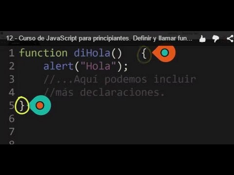 12.- Curso De JavaScript Para Principiantes. Definir Y Llamar Funciones ...