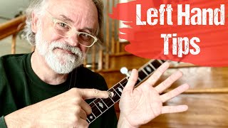 Left Hand Tips - How I do it - #banjo