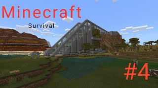 Minecraft timelapse-jour 4 ( Musique libre de droit : The beaten Path )