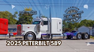 White and Purple 2025 Peterbilt 589 from Notorious Builds by DCT