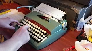 1966 Sears Citation 12 Typewriter Test