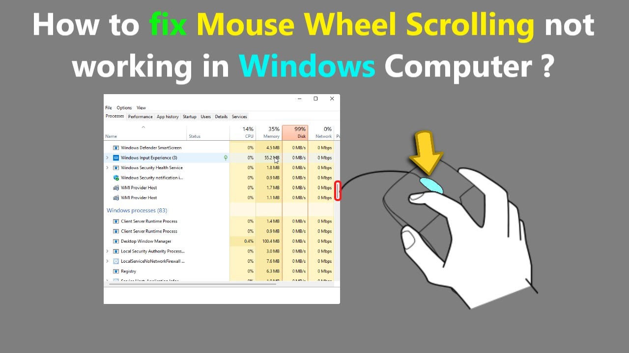 How To Fix Mouse Wheel Scrolling Not Working In Windows Computer ...