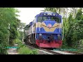 intercity sundarban express train pulled by brand new emd locomotive 6611