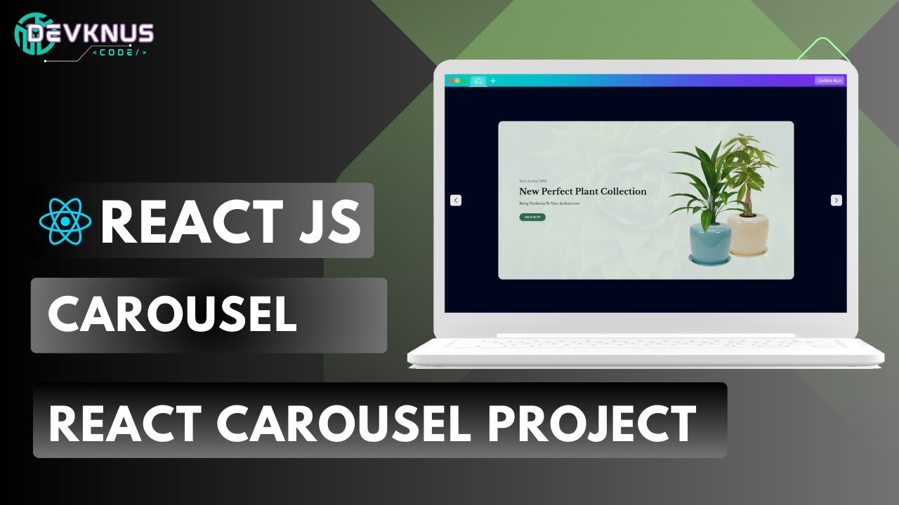 Build A Carousel In ReactJS | Carousel Using Reactjs | React Projects ...